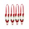 Set of 4 Mini Idol Mala 4.5 Inches God Goddess Haar Mala Makhmali Bhagwan Haar Idol Diwali Pooja Item Garland for Photo Frame God Shringar Reusable Mala